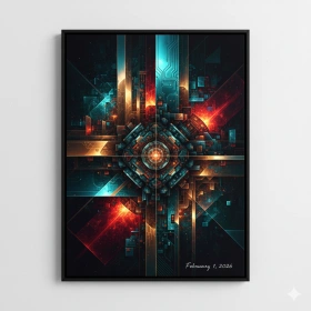 High‑Resolution Abstract Art with Sharp Details