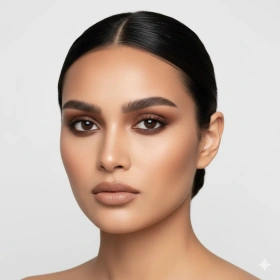9. Modern Makeup Look with Neutral Tones