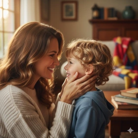 17. High‑Quality Mother and Son AI Photo Prompt
