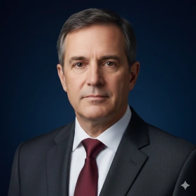 5. Formal LinkedIn Headshot with Neutral Expression