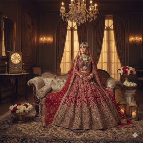 16. Professional Pakistani Bridal Photoshoot Style