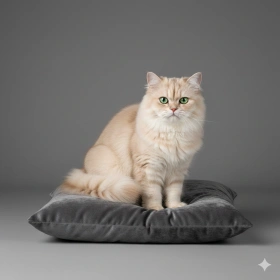 4. Studio‑Style Cat Portrait Using Gemini AI