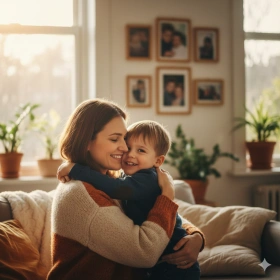 25. Copy‑Paste Gemini Prompt for Mother and Son Photo