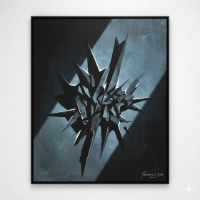 Abstract Art Prompt with Cinematic Color Grading