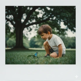 Realistic AI Polaroid Prompt with Natural Lighting