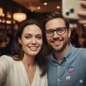 7. Friendly Selfie‑Style Image with Celebrity