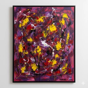 Expressive Abstract Painting Style with Dynamic Motion