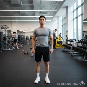 22. Realistic Gym Body Photo without Extreme Effects