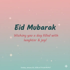 Stylish Eid Mubarak Quote Image for Instagram Stories