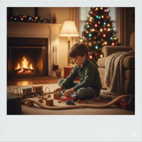 Nostalgic AI Polaroid Trend Prompt for Younger You