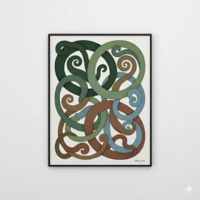 Organic Abstract Shapes with Smooth Flow