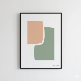 Clean Abstract Art with Minimal Details