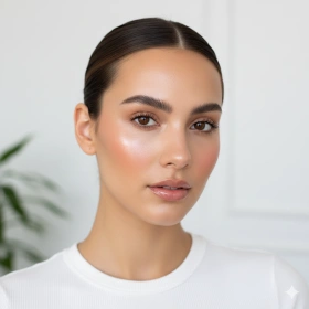 2. Clean Girl Makeup Look with Minimal Aesthetic