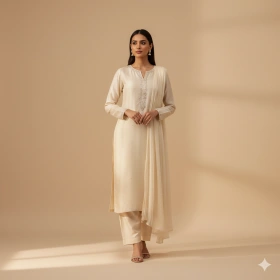 20. High-Quality Shalwar Kameez Image with Soft Lighting