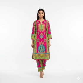 21. Minimal Background Shalwar Kameez Photo Prompt