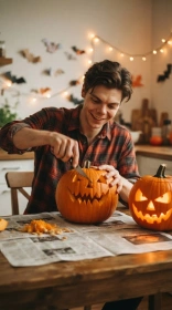 Pumpkin Carving Night at Home